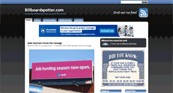 Desktop Screenshot of billboardspotter.com